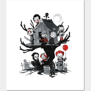 Horror Tree House Posters and Art